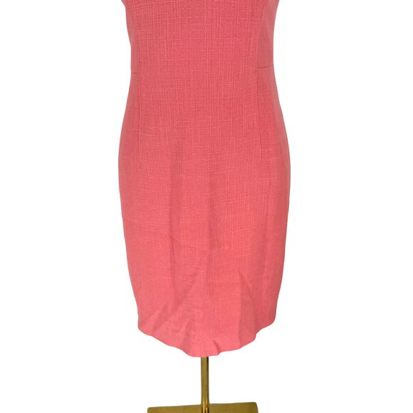 Lilly Pulitzer Bibi Corset Dress Size 10 Strapless Ginger Coral Sweetheart Lined - Picture 4 of 9